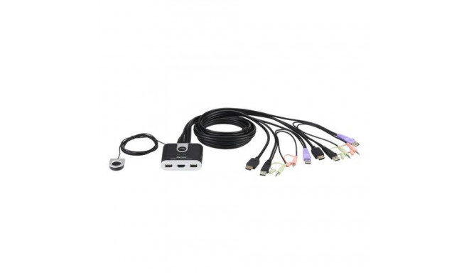 ATEN CS692 KVM switch Black