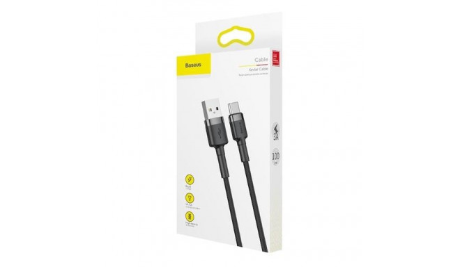 Baseus CATKLF-BG1 mobile phone cable Black 1 m USB A USB C