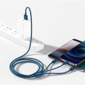 Baseus CAMLTYS-03 USB cable 1.5 m USB A USB C/Micro-USB B/Lightning Blue