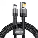 Baseus CALKLF-HG1 lightning cable 2 m Grey, Black