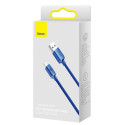 Baseus Crystal Shine USB cable 1.2 m USB A USB C Blue