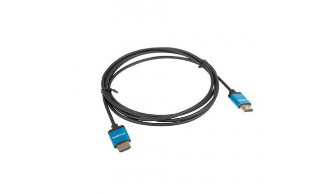 Lanberg CA-HDMI-22CU-0018-BK HDMI cable 1.8 m HDMI Type A (Standard) Black, Blue