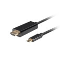 Lanberg CA-CMHD-10CU-0030-BK video cable adapter 3 m USB Type-C HDMI