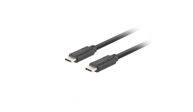 Lanberg CA-CMCM-32CU-0010-BK USB cable 1 m USB 3.2 Gen 2 (3.1 Gen 2) USB C Black