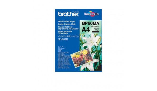 Brother BP-60MA printing paper A4 (210x297 mm) Matte 25 sheets White
