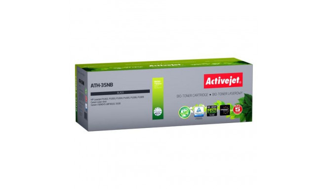 Activejet BIO ATH-35NB toner for HP, Canon printers, Replacement HP 35A CB435A, Canon CRG-712; Supre