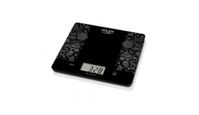 Adler AD 3171 kitchen scale Black Rectangle Electronic kitchen scale