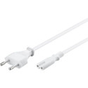 Goobay Connection Cable Euro Plug, 3 m, White