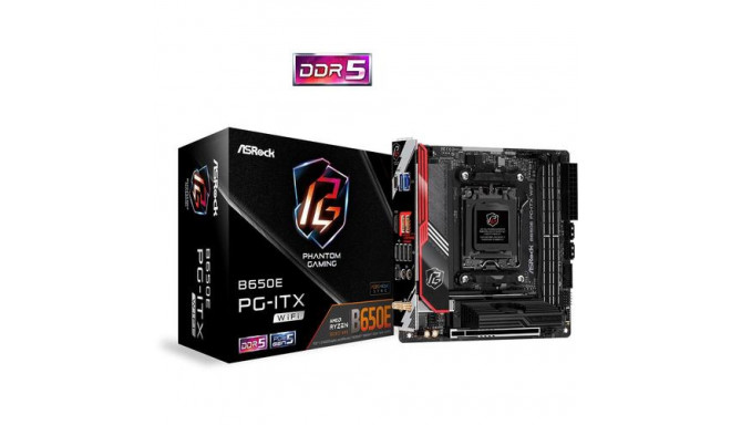 Asrock B650E PG-ITX WiFi AMD B650 Socket AM5 mini ITX