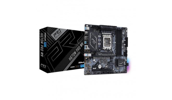 Asrock H670M Pro RS Intel H670 LGA 1700 micro ATX