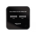 DeLOCK M.2 Docking Station for 2 x M.2 NVMe PCIe SSD with Clone function