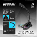 Defender PITCH GMC 200 Black PC microphone