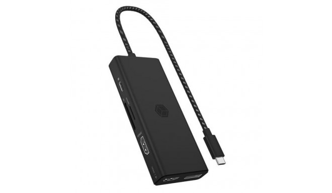 ICY BOX IB-DK4011-CPD Wired USB 3.2 Gen 1 (3.1 Gen 1) Type-C Black
