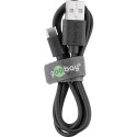 Goobay 59124 USB cable USB 2.0 3 m USB A USB C Black