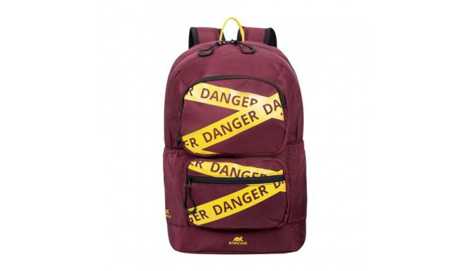 Rivacase Erebus 33.8 cm (13.3") Backpack Burgundy