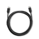 Qoltec 52353 USB cable USB 3.2 Gen 1 (3.1 Gen 1) 3 m USB C Black