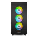 Sharkoon arvutikorpus Rebel C50 RGB ATX Full Tower, must