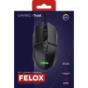 Trust GXT 109 Felox mouse Right-hand Gaming USB Type-A Optical 6400 DPI