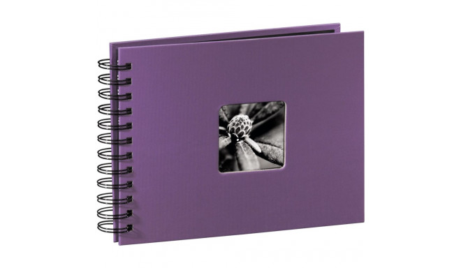 Hama  Fine Art  Spiral purple 24x17 50 black Pages 94881