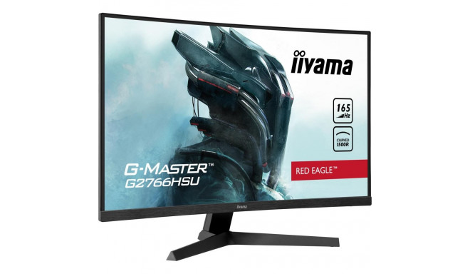 LCD Monitor|IIYAMA|G2766HSU-B1|27"|Gaming/Curved|Panel VA|1920x1080|16:9|165Hz|Matte|1 ms|Speakers|G