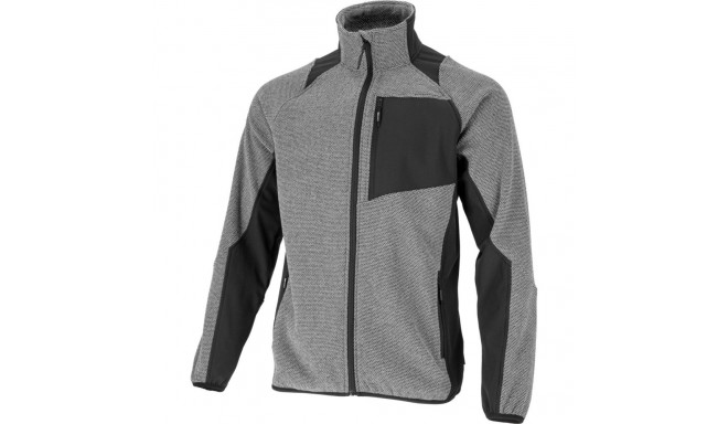 Bluza tech-fleece szaro-czarna, "3xl", ce, lahti