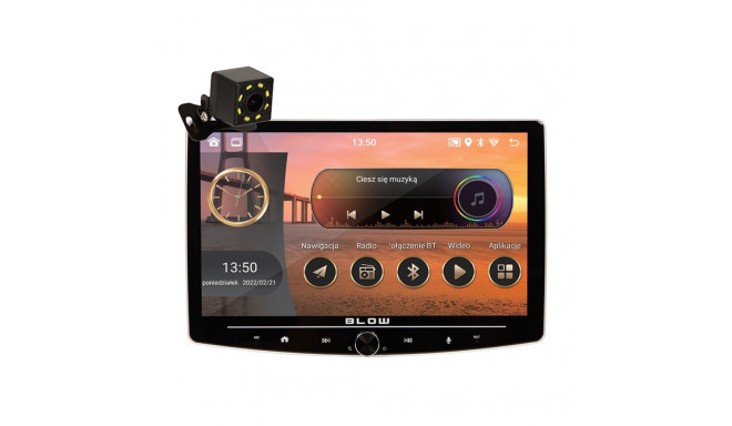 78-348# Raadio blow cp01 1din 10" android/wifi/gps/carplay pööratav