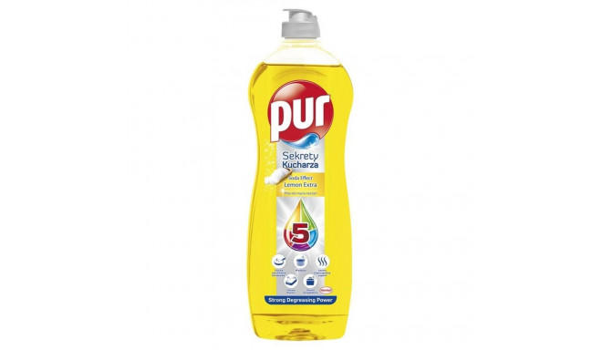 DISH LIQUID PUR DUO POWER LEMON 750ML