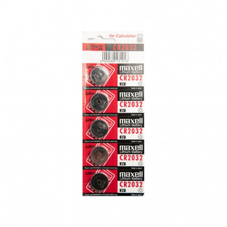 Lithium Batteries Maxell CR2032 5 pcs.