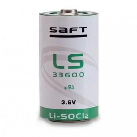 Lithium Battery Saft CR D 3.6V LS33600 1 pc.