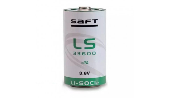 Lithium Battery Saft CR D 3.6V LS33600 1 pc.