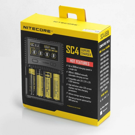 Battery charger Nitecore SC4 Superb