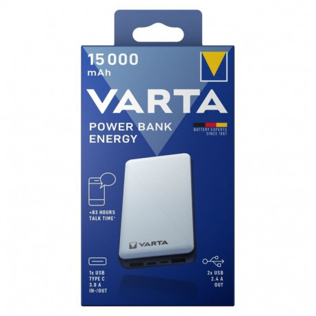 External Battery (Powerbank) Varta Power Bank Energy 15000mAh 57977