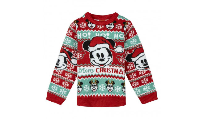 Adīta Unisex Jaka Mickey Mouse Sarkans - 5 Gadi