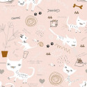 Voodikate Panzup Cats 4 180 x 260 cm