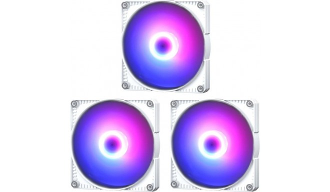 PHANTEKS SK PWM D-RGB ventilaatorite 3-osaline komplekt - 140mm valge