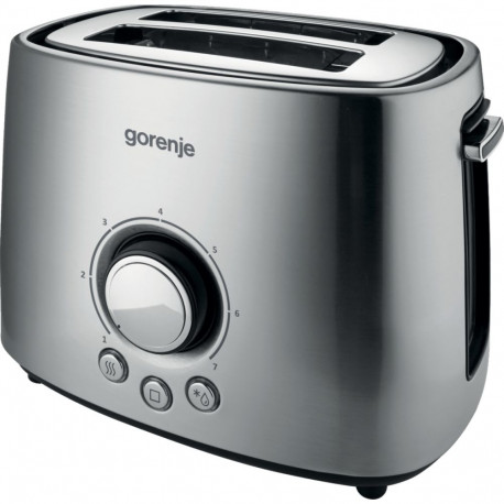 Gorenje | Toaster | T1000E | Power 1000 W | Number of slots 2 | Housing material Metal | Stainless