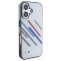 BMW BMHCP16M23HTRAG iPhone 16 Plus 6.7" gray/gray hardcase Motosport IML Random Stripes