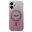 Guess GUHMP16MHGRCELP iPhone 16 Plus 6.7" pink/pink hardcase IML Glitter Gradient MagSafe