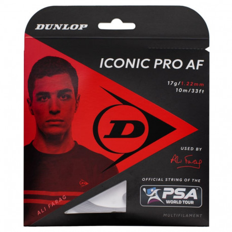 Strings for squash racket DUNLOP ICONIC PRO AF 17g/1,22mm 10m
