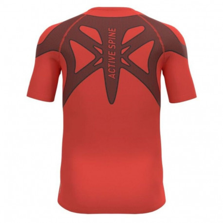 Treeningsärk Odlo ACTIVE SPINE s/s crew neck punane - S