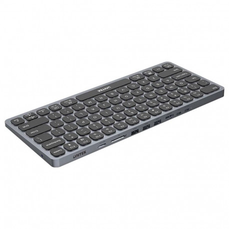 Unitek klaviatuur D1092A USB US International, hall