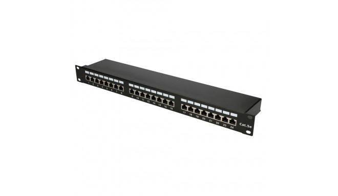 Extralink patchpaneel CAT5E STP V2 24 porti