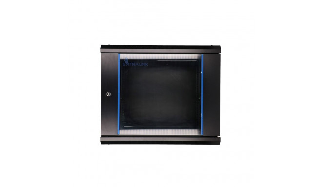 Extralink 9U 600x450 must seinapealne rack-kapp