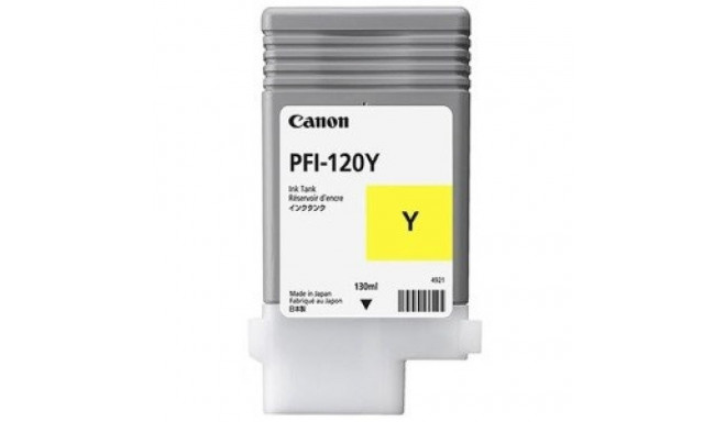 Canon PFI-120Y originaal kollane tindikassett 1 tk