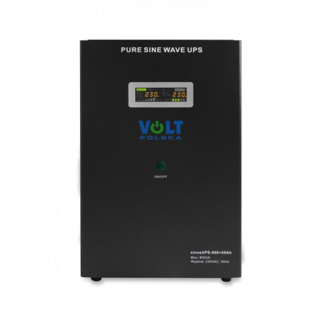 SINUS katkematu toiteallikas UPS 800 +55Ah (500/800W)