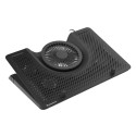 GENESIS Oxid 550 laptop cooling pad 43.9 cm (17.3") 2800 RPM Black