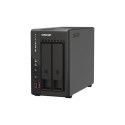 QNAP TS-253E NAS Tower Ethernet LAN Black J6412