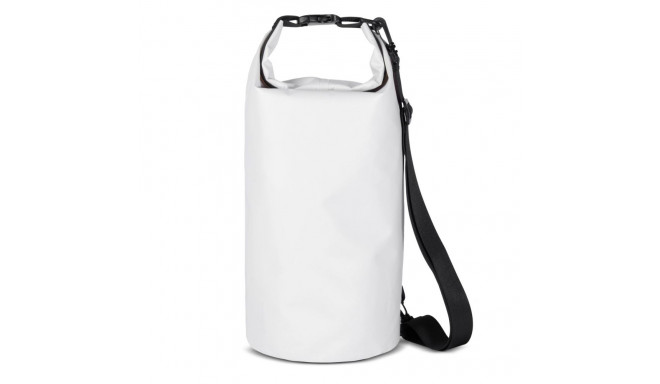 PVC waterproof backpack bag 10l - white