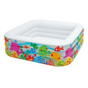 Intex 57471 above ground pool Inflatable pool Square 340 L Multicolour