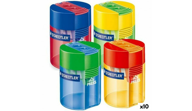 Pencil Sharpener Staedtler Multicolour With deposit Plastic (10 Units)